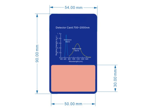 MSE PRO Laser Observation Card (Absorption Band:700-2000nm, Emission Band:630nm) - MSE Supplies LLC