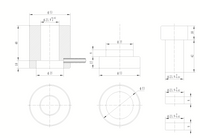 Customized MSE PRO 23.9mm diameter pressing die with vacuum connection - Pellet Press Die Set - MSE Supplies LLC - MSE Supplies