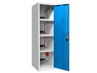 Ecosafe 1 Door Tall Cabinet for Storing and Recharging Lithium Batteries - MSE Supplies LLC