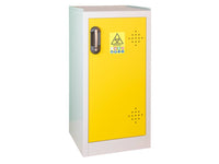 Ecosafe 1 Yellow Door Bench Cabinet for Waste From Health Care Activities - MSE Supplies LLC