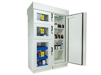 Ecosafe 2- Door Tall Safety Cabinet Type 90 - 4 Compartments, Corrosive Part in Cellular PVC - MSE Supplies LLC