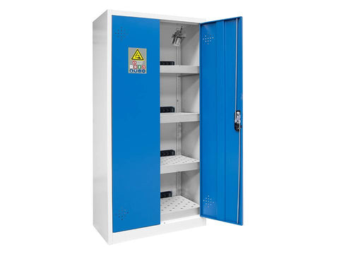 Ecosafe 2 Doors Tall Cabinet for Storing and Recharging Lithium Batteries - MSE Supplies LLC