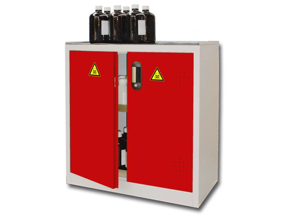 Ecosafe 2- Red Door Working Cover Safety Cabinet - MSE Supplies LLC