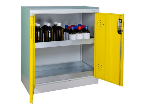 Ecosafe 2- Yellow Door Working Cover Safety Cabinet - MSE Supplies LLC