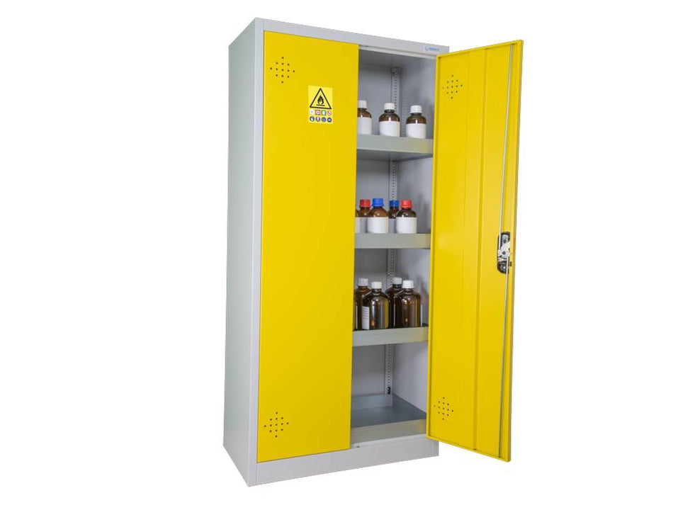 Ecosafe 2- Yellow Door Working Cover Safety Cabinet - MSE Supplies LLC