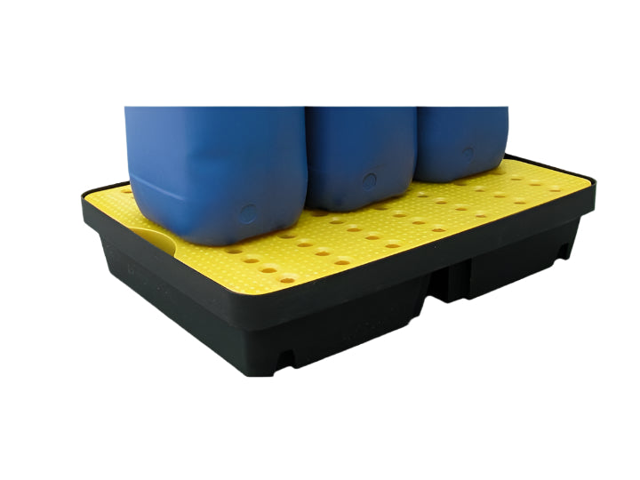 Ecosafe Containment Sump Built in Black Polyethylene + Perforated Cover Plate - 40L - MSE Supplies LLC