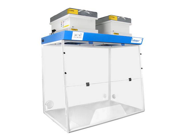 Ecosafe Ductless Fume Hood 1200 MM - 2 Modules - For Liquid - One Opening - MSE Supplies LLC