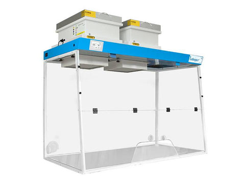 Ecosafe Ductless Fume Hood 1500 MM - 2 Modules - For Liquid & Powder - One Opening - MSE Supplies LLC