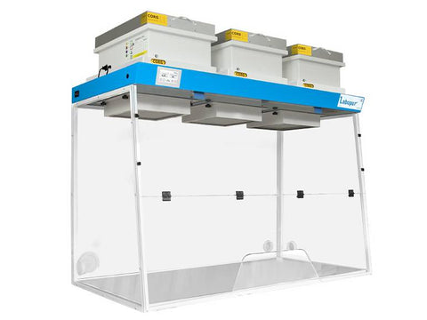 Ecosafe Ductless Fume Hood 1500 MM - 3 Modules - For Liquid & Powder - One Opening - MSE Supplies LLC