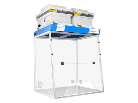 Ecosafe Ductless Fume Hood 900 Mm - 2 Modules - For Clean Room - One Opening - MSE Supplies LLC
