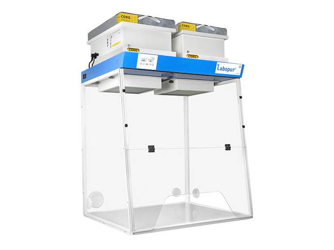 Ecosafe Ductless Fume Hood 900 Mm - 2 Modules - For Liquid & Powder ...