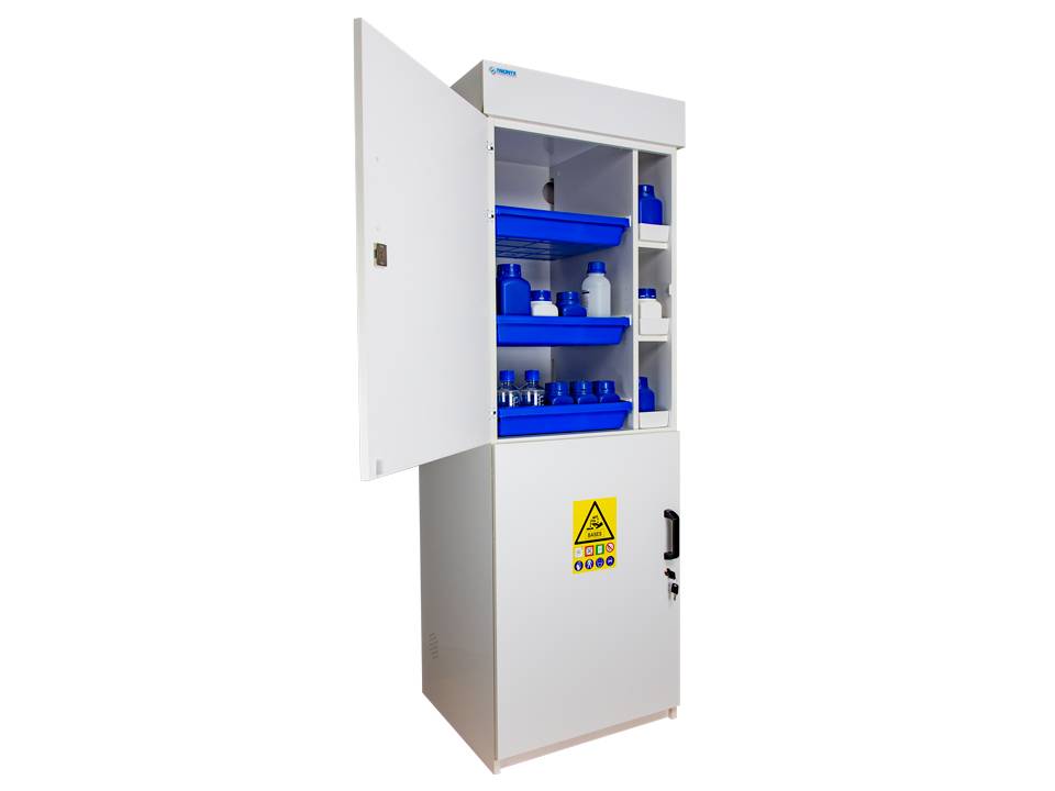 Ecosafe Eco-Designed Safety Cabinet for Acids and Bases - High 2 Hinged Doors - MSE Supplies LLC
