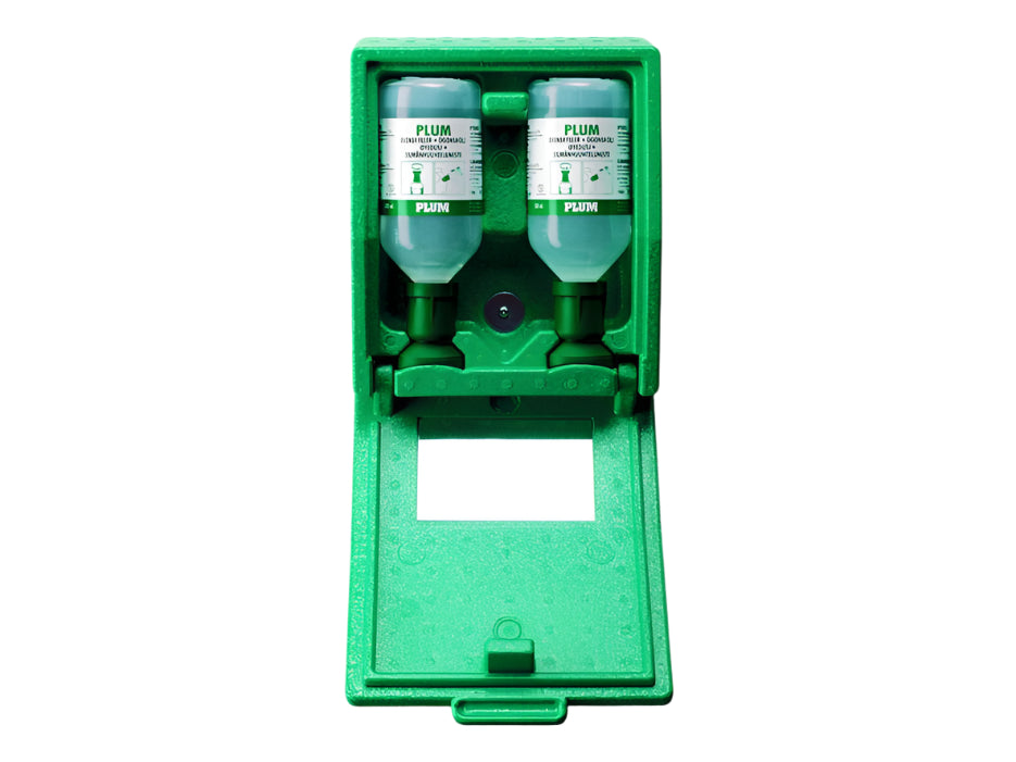 Ecosafe Eyewash Closed Station with 1x 200 ML of Ph Neutral Solution and 1x 500 Ml of Sterile Sodium Chloride Solution - MSE Supplies LLC
