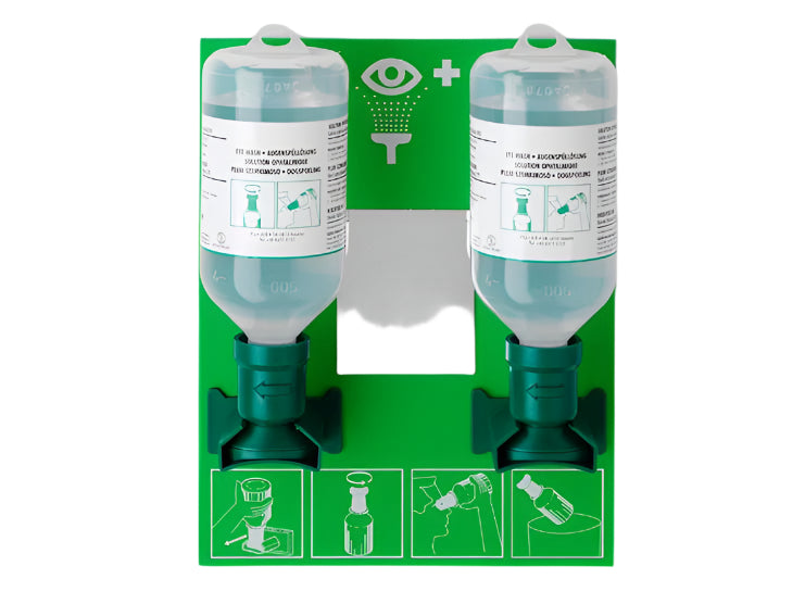 Ecosafe Eyewash Station 2x 500 ML of Sterile Sodium Chloride Solution - MSE Supplies LLC