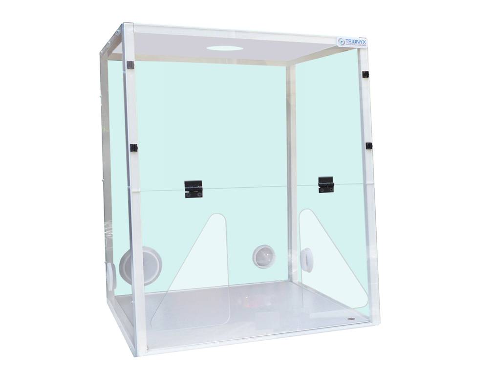 Ecosafe Fume Hood Labopur® H06 for A Connection to the Outside - 2 Hand Passage - MSE Supplies LLC