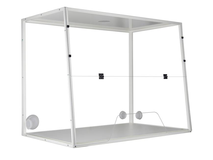 Ecosafe Fume Hood Labopur® H12 for A Connection to the Outside - 1 Trapezoidal Opening - MSE Supplies LLC