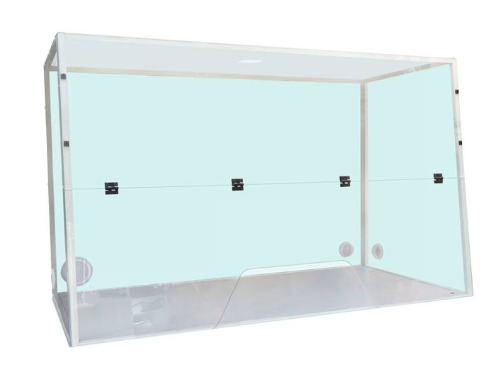 Ecosafe Fume Hood Labopur® H15 for A Connection to the Outside - 1 Trapezoidal Opening - MSE Supplies LLC