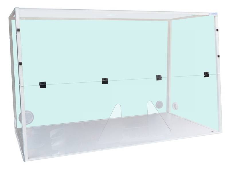 Ecosafe Fume Hood Labopur® H15 for A Connection to the Outside - 2 Hand Passage - MSE Supplies LLC