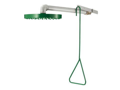 Ecosafe Safety Shower - Wall Mounted for Indoor Use Horizontal Wall Mounted, Hand Operating with 90L/min Shower Flow - MSE Supplies LLC