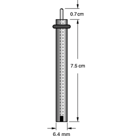 BASi Silver Electrode (Ag) - 1.6 mm diameter, 99.95% purity - Electrochemical Products - BASi - MSE Supplies