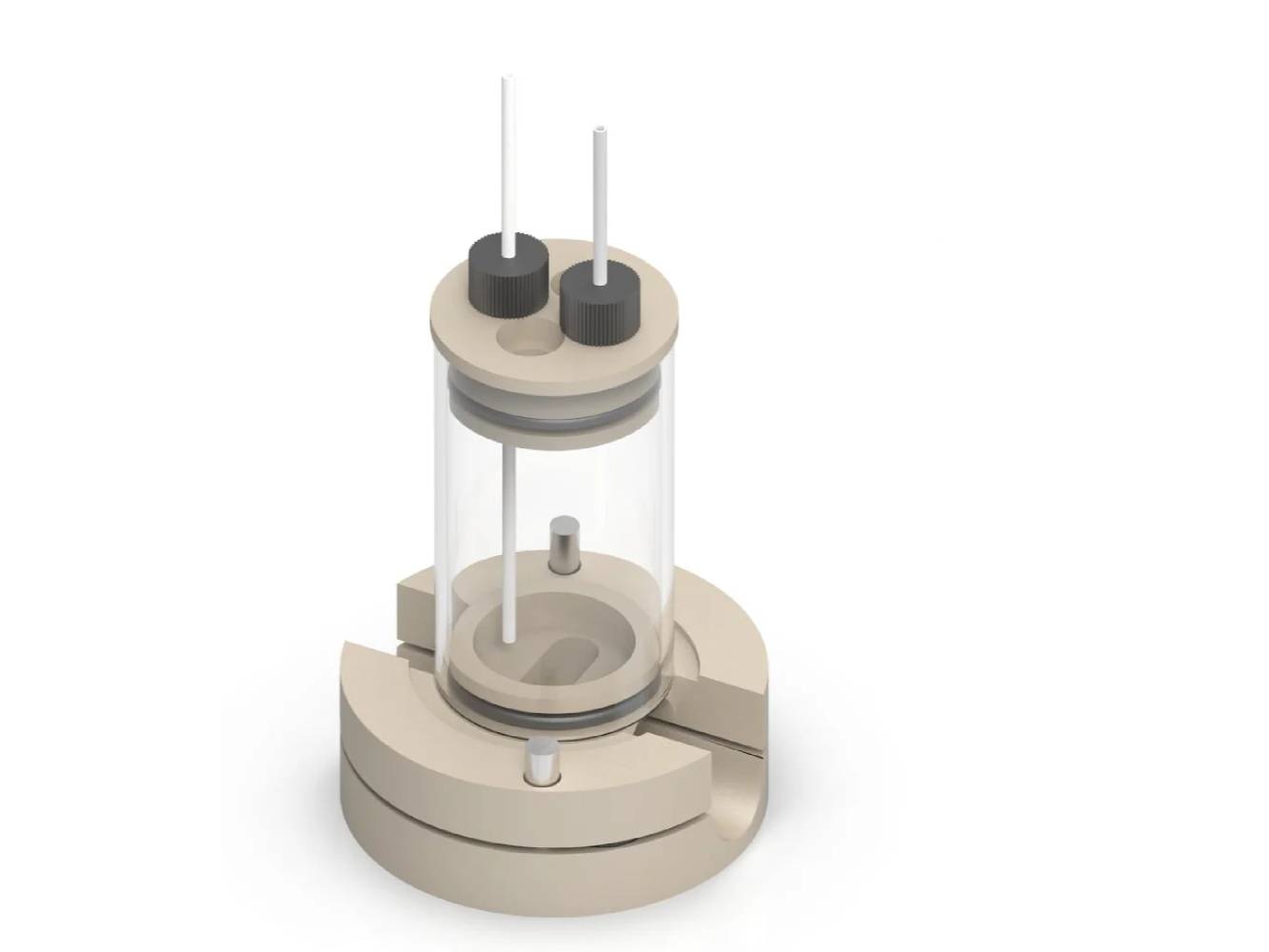 Electrolyte-Gated Transistor Bottom Mount Cell - 15 ML, 0.2 CM2, Electrochemical Products, Redox.me, MSE Supplies