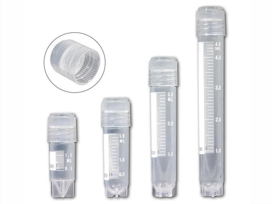 Cryobag Inlet Port Externally Threaded Cryogenic Vials – MSE Supplies