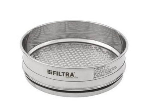 FILTRA Test Sieve - SS Sieve with Round Perforated Plate, Ø 305mm - MSE Supplies LLC