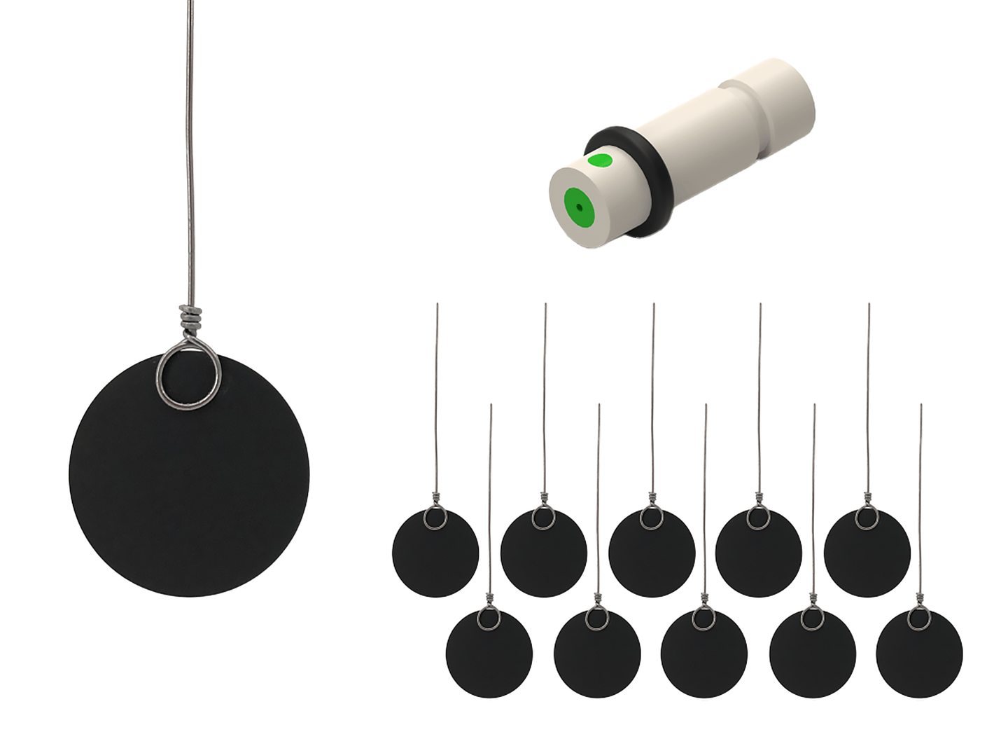 Current collector - Graphite coated Stainless Steel 316L foil with Tantalum clip and septum plug, Electrochemical Products, Redox.me, MSE Supplies