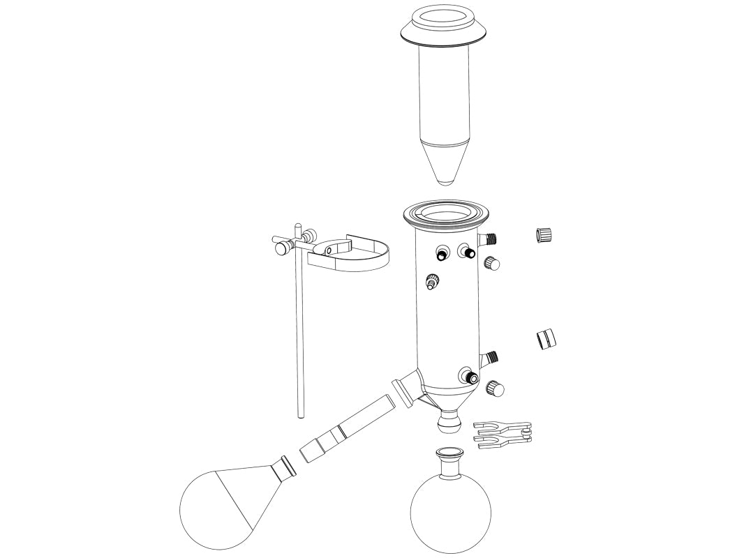 Heidolph G5 Glassware Set - Coated, Labware, Heidolph North America, MSE Supplies