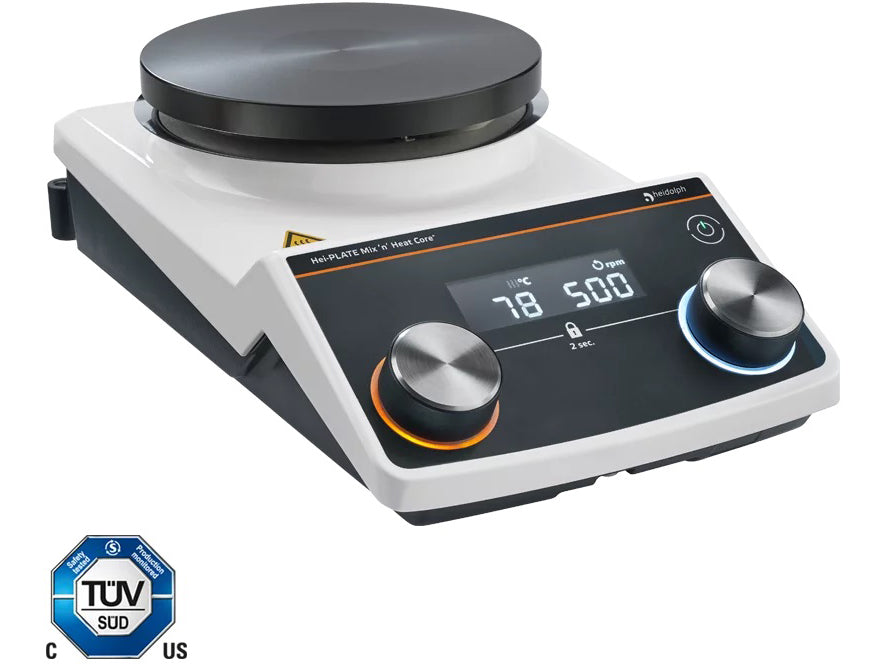 Heidolph Hei-PLATE Mix 'n' Heat Core+ 145mm, Temperature Control Systems, Heidolph North America, MSE Supplies