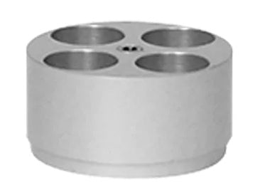 Heidolph Radleys Heat-On Insert for 4x24mm Tubes (Anodized), Bio Lab Consumables, Heidolph North America, MSE Supplies