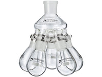 Heidolph Spider Flask with 5 Flasks, NS 24, 100mL, Labware, Heidolph North America, MSE Supplies