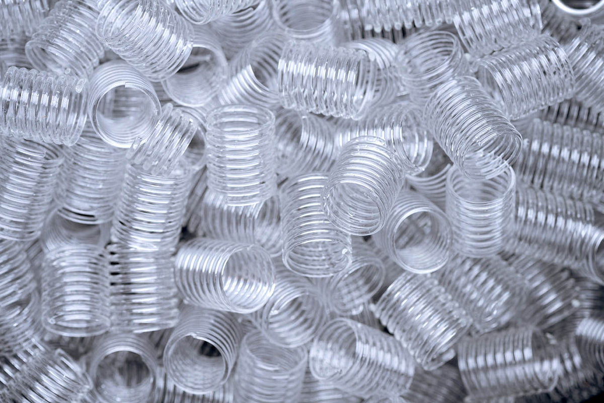 Hilgenberg Borosilicate Glass Wilson Multi Turn Helices, Pk of 1L - MSE Supplies LLC
