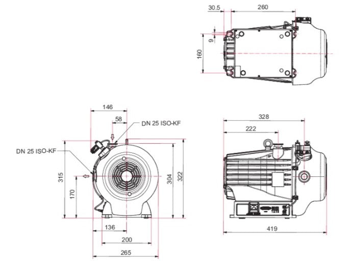Pfeiffer HiScroll 18 Dry Scroll Pump - MSE Supplies LLC
