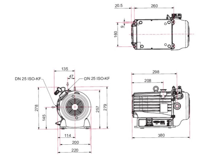 Pfeiffer HiScroll 6 Dry Scroll Pump - MSE Supplies LLC