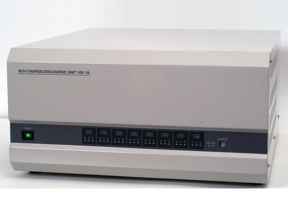 Eight-Channel Battery Charge and Discharge System, Battery Equipment, Hokuto-Denko, MSE Supplies