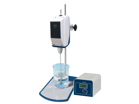 Witeg Overhead Stirrer HS-T, High-Speed, 200-3000 RPM, 5000/10000 mPas, Digital, External Controller - MSE Supplies LLC