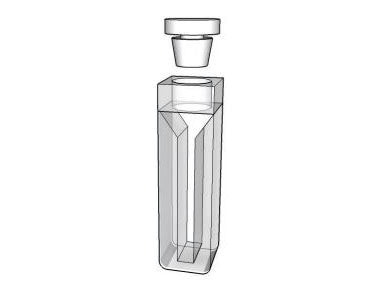 Path Length Spectrometer MSE PRO Micro Cuvettes With White Walls And Stopper, 20mm Path Length ...