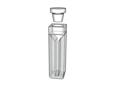 MSE PRO Micro Cuvettes With White Walls And Stopper, 5mm Path Length, IR Quartz Glass (250nm-3500nm), Laboratory Spectrometers and Spectrophotometers, MSE Supplies LLC, MSE Supplies