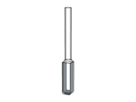 MSE PRO Gradient Jointing Cuvettes, 10mm Path Length, IR Quartz Glass (250nm-3500nm), Laboratory Spectrometers and Spectrophotometers, MSE Supplies LLC, MSE Supplies