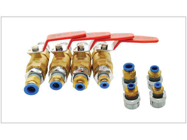 Jeio Tech Lab Companion One Touch Adapters Set for Chiller (Recirculating Coolers) (Compact) - MSE Supplies LLC