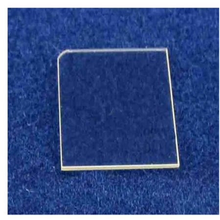 MSE PRO 10 x 10 mm Square Shaped JGS1 Ultraviolet (UV) Grade Fused Silica Wafer, 500 um, DSP - Wafers - MSE Supplies LLC - MSE Supplies