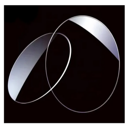 MSE PRO Dia. 4'' JGS2 Fused Silica Wafer, 1000 μm Thick, DSP, w/ Bevel, Primary Flat Only - Wafers - MSE Supplies LLC - MSE Supplies