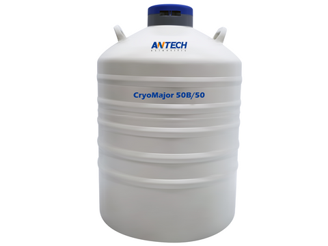 Antech 50L Liquid Nitrogen (LN<sub>2</sub>) Dewar, With Canisters, Cryogenic Storage, Antech, MSE Supplies