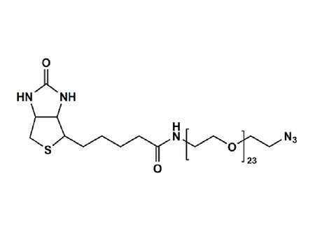 Monodispersed Poly(Ethylene Glycol) from PurePEG:(+)-Biotin-PEG23-CH2CH2N3 - MSE Supplies LLC