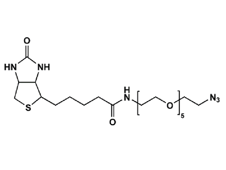 Monodispersed Poly(Ethylene Glycol) from PurePEG:(+)-Biotin-PEG5-CH2CH2N3 - MSE Supplies LLC