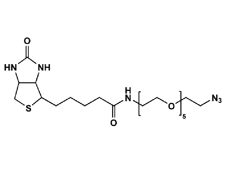 Monodispersed Poly(Ethylene Glycol) from PurePEG:(+)-Biotin-PEG5-CH2CH2N3 - MSE Supplies LLC