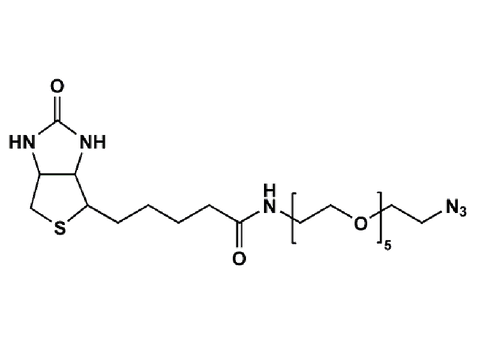 Monodispersed Poly(Ethylene Glycol) from PurePEG:(+)-Biotin-PEG5-CH2CH2N3 - MSE Supplies LLC