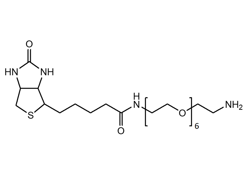 Monodispersed Poly(Ethylene Glycol) from PurePEG:(+)-Biotin-PEG6-CH2CH2NH2 - MSE Supplies LLC