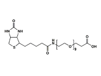 Monodispersed Poly(Ethylene Glycol) from PurePEG:(+)-Biotin-PEG9-CH2CH2COOH - MSE Supplies LLC